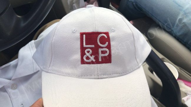 Lc Partners White Caps With Logo Embroidery Uniforms Manufacturer and Supplier based in Dubai Ajman UAE