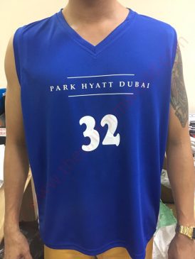 Plain Blue Basketball Jerseys 2 Uniforms Manufacturer and Supplier based in Dubai Ajman UAE