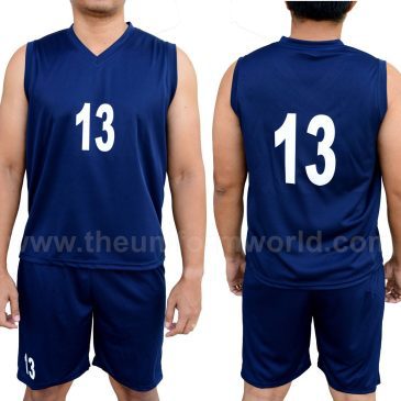 Plain Blue Basketball Jerseys Uniforms Manufacturer and Supplier based in Dubai Ajman UAE