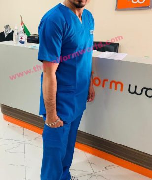 Samaa Scrub 1 Uniforms Manufacturer and Supplier based in Dubai Ajman UAE