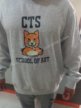 Sweat Jacket With Dtf Printing2 Uniforms Manufacturer and Supplier based in Dubai Ajman UAE