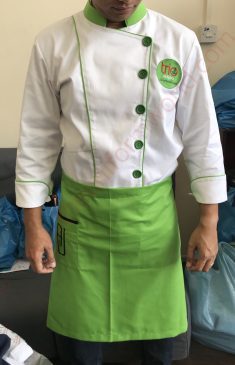 Trio Delight Chef Jacket With Logo Embroidery 4 Uniforms Manufacturer and Supplier based in Dubai Ajman UAE