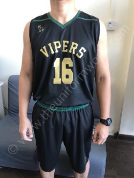 Viper Basketball Black Jerseys 2 Uniforms Manufacturer and Supplier based in Dubai Ajman UAE