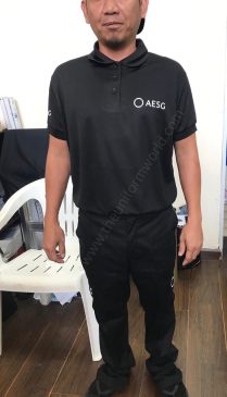Aesg Polo Black Cargo Pants 2 Uniforms Manufacturer and Supplier based in Dubai Ajman UAE
