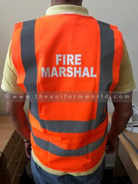 Acwa Power Neon Orange Safety Vest Uniforms Manufacturer and Supplier based in Dubai Ajman UAE
