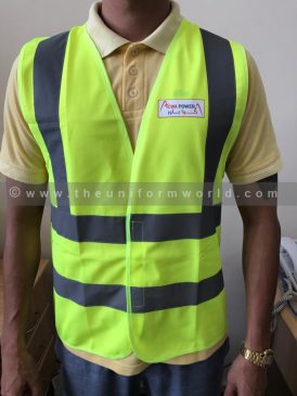 Acwa Power Neon Yellow Safety Vest 2 Uniforms Manufacturer and Supplier based in Dubai Ajman UAE
