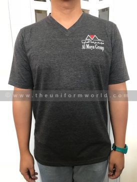 Al Maya T Shirt Grey 2 Uniforms Manufacturer and Supplier based in Dubai Ajman UAE