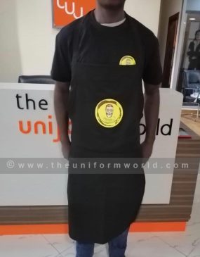 Bib Apron Black 14 Uniforms Manufacturer and Supplier based in Dubai Ajman UAE