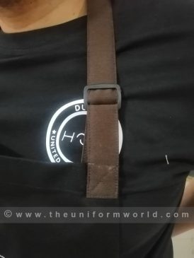 Bib Apron Black Hoop 10 Uniforms Manufacturer and Supplier based in Dubai Ajman UAE