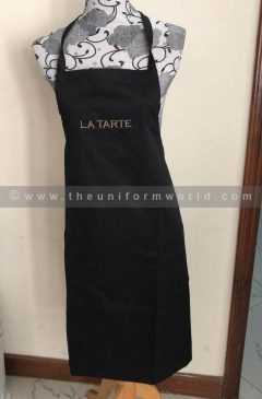 Bib Apron Black La Tarte 2 Uniforms Manufacturer and Supplier based in Dubai Ajman UAE