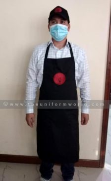 Bib Apron Black La Tarte 6 Uniforms Manufacturer and Supplier based in Dubai Ajman UAE