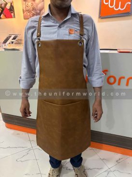 Bib Apron Brown 1 Uniforms Manufacturer and Supplier based in Dubai Ajman UAE