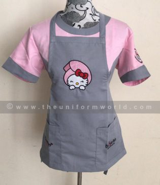 Bib Apron Grey 12 Uniforms Manufacturer and Supplier based in Dubai Ajman UAE