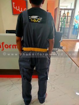 Bib Coverall Grey 4 Uniforms Manufacturer and Supplier based in Dubai Ajman UAE
