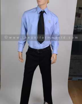 Blue Dress Shirt Necktie Trousers 2 Uniforms Manufacturer and Supplier based in Dubai Ajman UAE