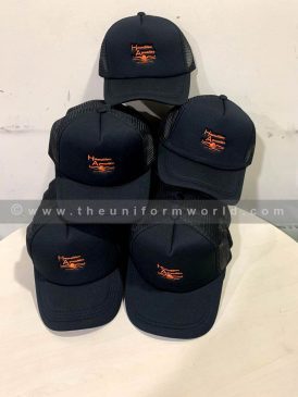 Caps Trucker Mesh Black Hamdan 3 Uniforms Manufacturer and Supplier based in Dubai Ajman UAE