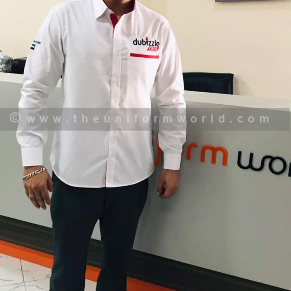 Casual Shirt White Dubizzle 4 Uniforms Manufacturer and Supplier based in Dubai Ajman UAE