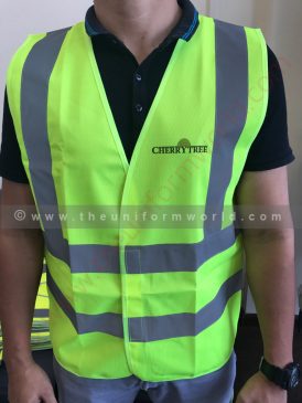 Cherry Tre Neon Green Vest 2 Uniforms Manufacturer and Supplier based in Dubai Ajman UAE
