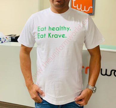 Cotton Tshirt With Vinyl Printing 1 Uniforms Manufacturer and Supplier based in Dubai Ajman UAE