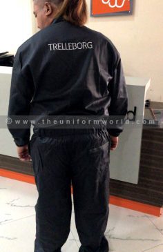 Coverall 1Pc Black Trelleborg 1 Uniforms Manufacturer and Supplier based in Dubai Ajman UAE