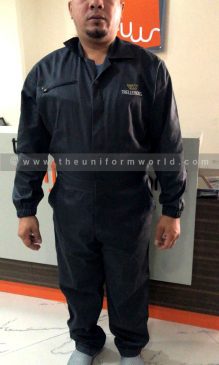 Coverall 1Pc Black Trelleborg 4 Uniforms Manufacturer and Supplier based in Dubai Ajman UAE