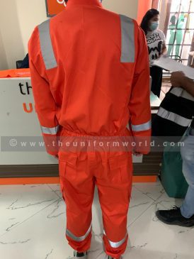 Coverall 1Pc Orange 5 Uniforms Manufacturer and Supplier based in Dubai Ajman UAE