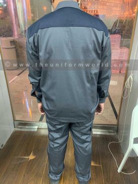 Coverall 2 Pc Cotton Twill Grey Navy 3 Uniforms Manufacturer and Supplier based in Dubai Ajman UAE