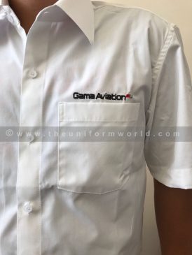 Gama Aviation White Shirt 2 Uniforms Manufacturer and Supplier based in Dubai Ajman UAE