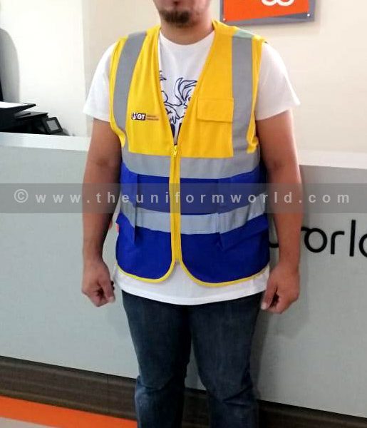 Hi Viz Jacket 2Tone Gt Services 5 Uniforms Manufacturer and Supplier based in Dubai Ajman UAE
