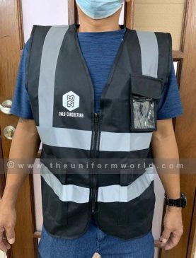 Hi Viz Jacket Black 1 Uniforms Manufacturer and Supplier based in Dubai Ajman UAE