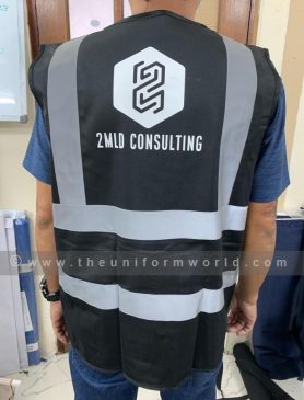 Hi Viz Jacket Black 2 Uniforms Manufacturer and Supplier based in Dubai Ajman UAE