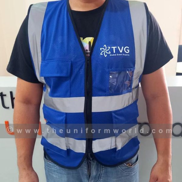 Hi Viz Jacket Blue Tvg 2 Uniforms Manufacturer and Supplier based in Dubai Ajman UAE