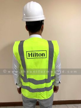 Hi Viz Jacket Neon Green Hilton 2 Uniforms Manufacturer and Supplier based in Dubai Ajman UAE