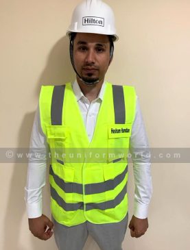 Hi Viz Jacket Neon Green Hilton Uniforms Manufacturer and Supplier based in Dubai Ajman UAE