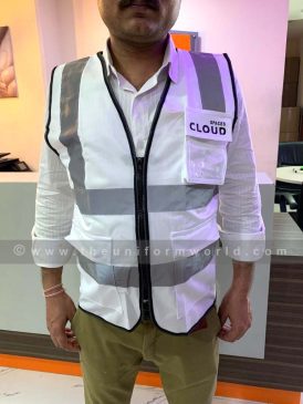 Hi Viz Jacket White Cloud 1 Uniforms Manufacturer and Supplier based in Dubai Ajman UAE