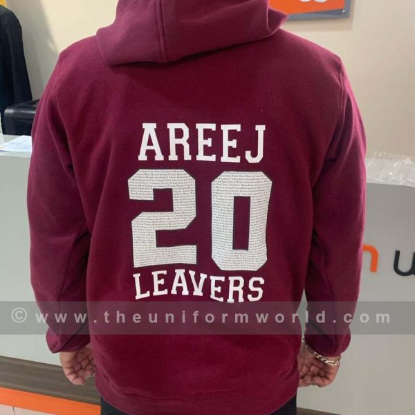 Hooded Jacket Maroon Ses 2 Uniforms Manufacturer and Supplier based in Dubai Ajman UAE