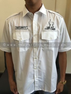 Hot Chicks Security Shirt White Uniforms Manufacturer and Supplier based in Dubai Ajman UAE