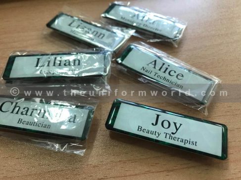 Name Badge Uniforms Manufacturer and Supplier based in Dubai Ajman UAE