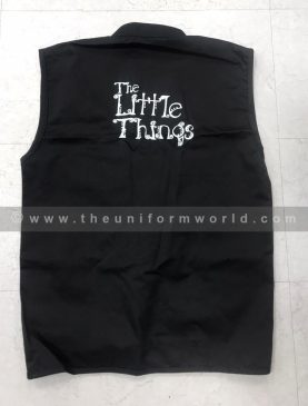 Outdoor Vest Cotton Twill Black Little Things 1 Uniforms Manufacturer and Supplier based in Dubai Ajman UAE