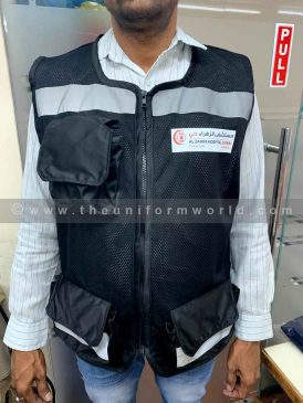 Outdoor Vest Black Uniforms Manufacturer and Supplier based in Dubai Ajman UAE