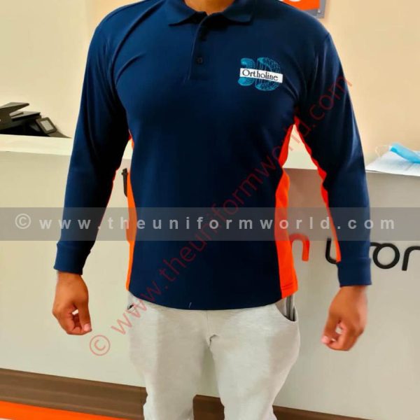 Polo Shirt Drifit 2Tone Ortholine 1 Uniforms Manufacturer and Supplier based in Dubai Ajman UAE