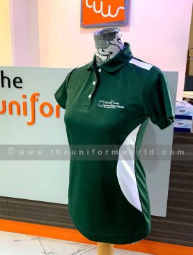 Polo Shirt Drifit Green Move Freely 3 Uniforms Manufacturer and Supplier based in Dubai Ajman UAE