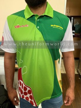 Romanito Full Subblimation Polo Shirt 6 Uniforms Manufacturer and Supplier based in Dubai Ajman UAE