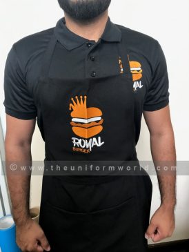 Royal Burget Black Apron Uniforms Manufacturer and Supplier based in Dubai Ajman UAE