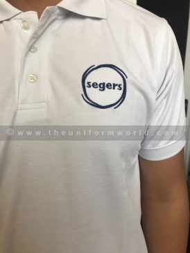 Seger White Polo Shirt 1 Uniforms Manufacturer and Supplier based in Dubai Ajman UAE