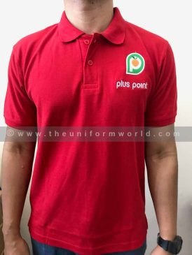 Tech Talk Red Polo Shirt 2 Uniforms Manufacturer and Supplier based in Dubai Ajman UAE