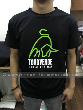 Toro Verde Black Tshirt 2 Uniforms Manufacturer and Supplier based in Dubai Ajman UAE