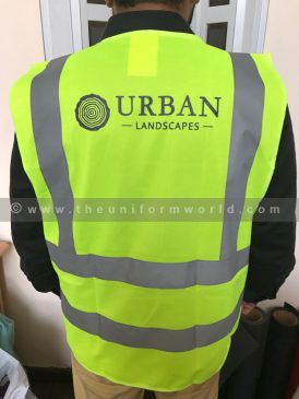 Urban Landscape Neon Green Safety Vest 4 Uniforms Manufacturer and Supplier based in Dubai Ajman UAE