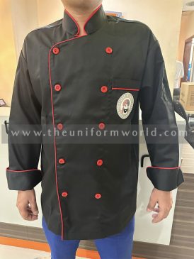 Black Chef Jacket Uniforms Manufacturer and Supplier based in Dubai Ajman UAE