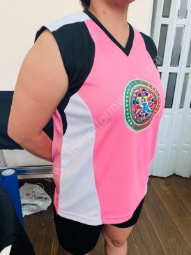 Black Pink Volleyball Jerseys 2 Uniforms Manufacturer and Supplier based in Dubai Ajman UAE